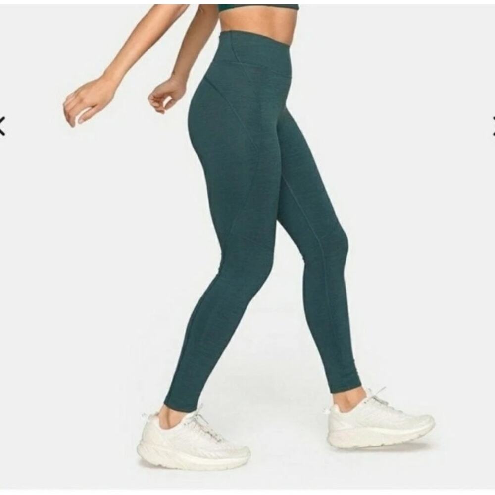 Outdoor Voices Tech Sweat 7/8 Flex Athletic Leggings Size XS Evergreen